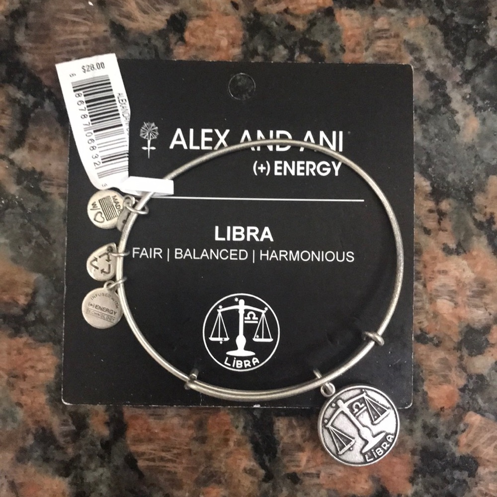 Alex and Ani Libra Silver bracelet
